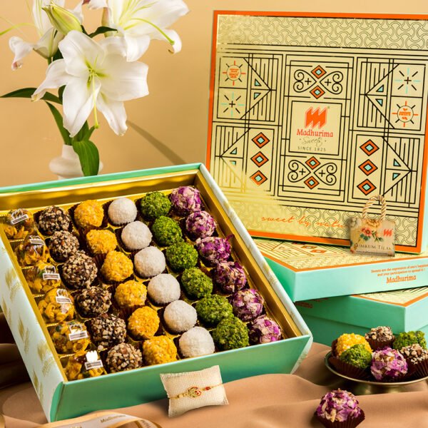 Exotic Sweets 36 Pcs with Rakhi & Roli Chawal