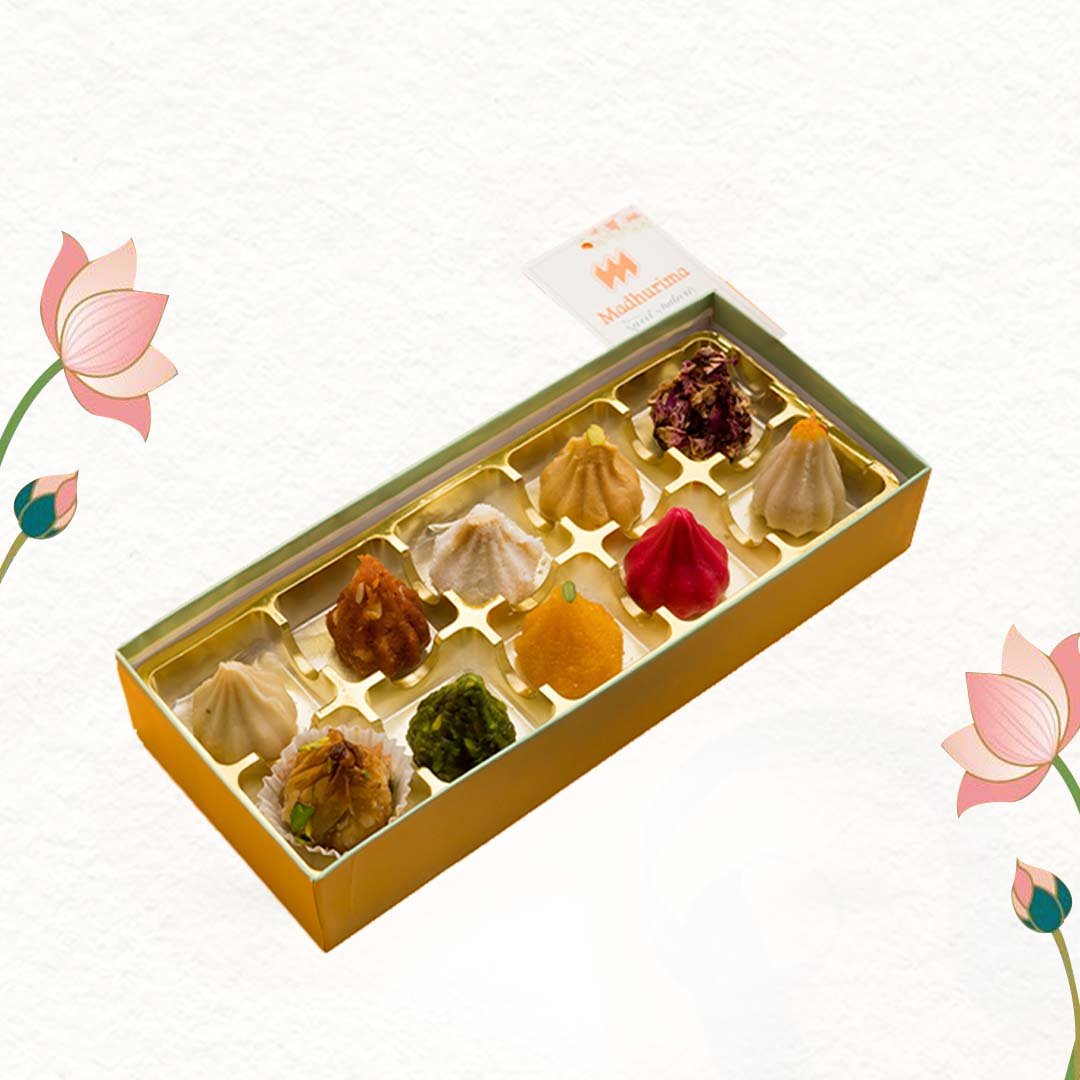 Assorted Modak Box 10 Pcs