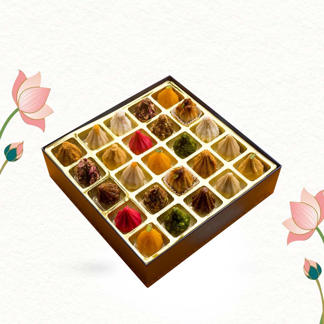Assorted Modak Box 25 Pcs