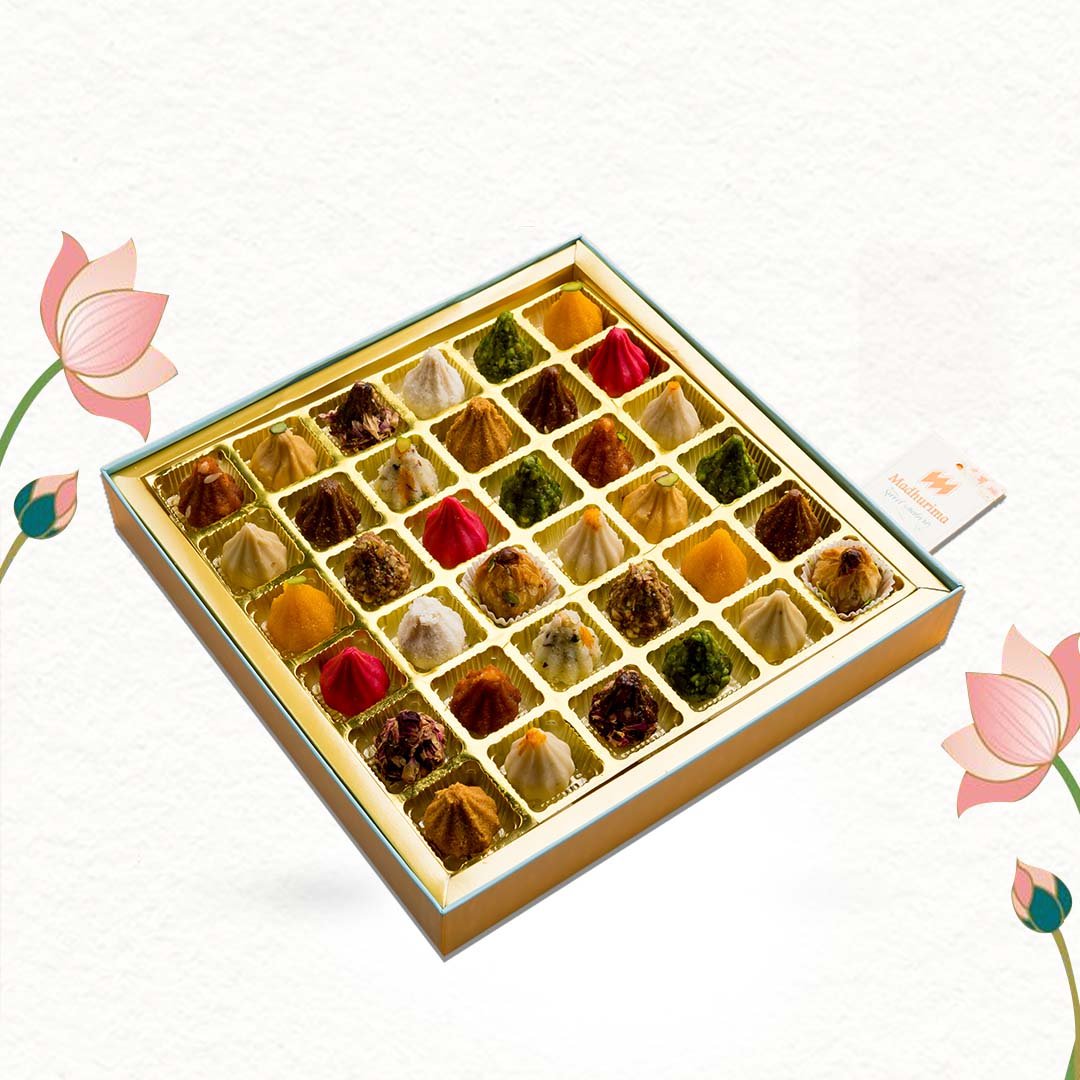 Assorted Modak Box 36 Pcs